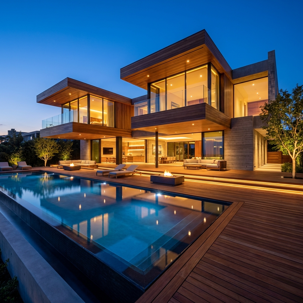 Mansão de Luxo com Piscina e Deck